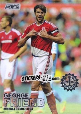 Figurina George Friend - Stadium Club Premier League 2016 n. 14f - Topps