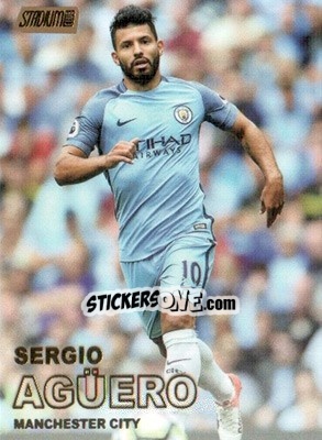 Sticker Sergio Aguero - Stadium Club Premier League 2016 - Topps