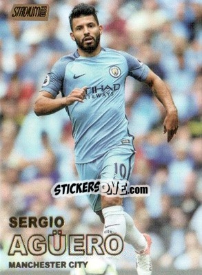 Sticker Sergio Aguero - Stadium Club Premier League 2016 n. 18g - Topps