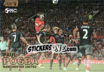 Sticker Paul Pogba - Stadium Club Premier League 2016 n. 20g - Topps