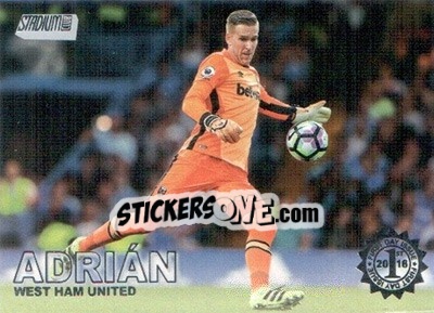 Sticker Adrian - Stadium Club Premier League 2016 - Topps