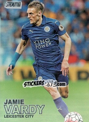 Sticker Jamie Vardy - Stadium Club Premier League 2016 n. 25 - Topps