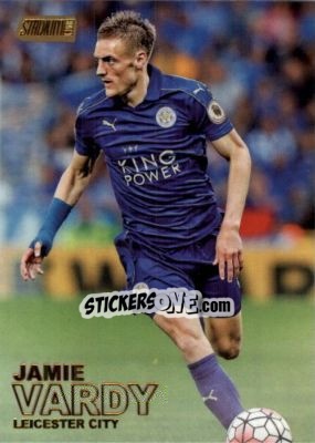 Sticker Jamie Vardy - Stadium Club Premier League 2016 - Topps