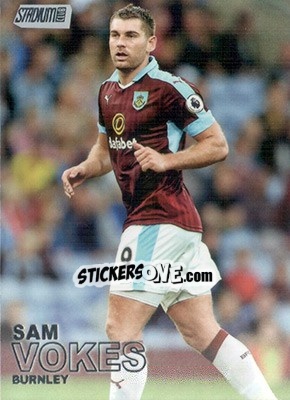 Sticker Sam Vokes - Stadium Club Premier League 2016 n. 26 - Topps