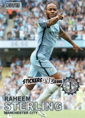 Sticker Raheem Sterling - Stadium Club Premier League 2016 n. 30f - Topps