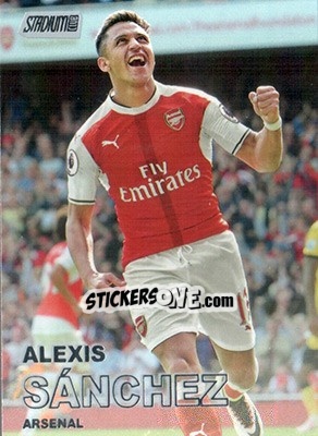 Sticker Alexis Sanchez - Stadium Club Premier League 2016 n. 34 - Topps