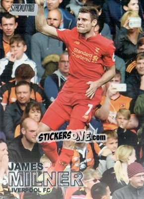 Sticker James Milner - Stadium Club Premier League 2016 n. 35 - Topps