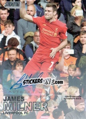 Sticker James Milner - Stadium Club Premier League 2016 n. 35a - Topps