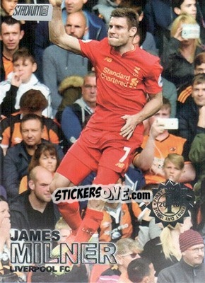 Sticker James Milner - Stadium Club Premier League 2016 n. 35f - Topps