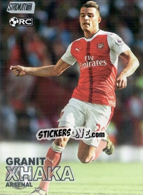 Sticker Granit Xhaka - Stadium Club Premier League 2016 n. 37 - Topps