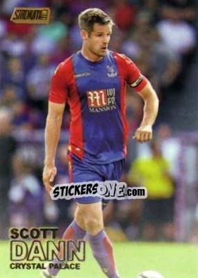 Sticker Scott Dann - Stadium Club Premier League 2016 n. 40g - Topps