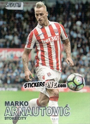Sticker Marko Arnautovic - Stadium Club Premier League 2016 - Topps