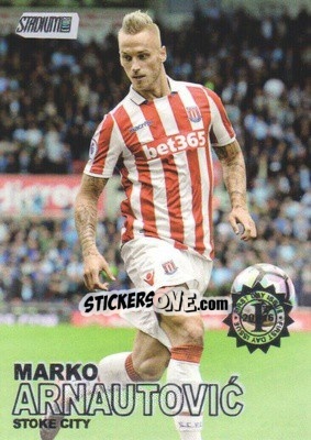 Sticker Marko Arnautovic - Stadium Club Premier League 2016 n. 45f - Topps