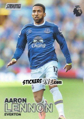 Sticker Aaron Lennon - Stadium Club Premier League 2016 n. 46l - Topps