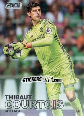 Sticker Thibaut Courtois - Stadium Club Premier League 2016 n. 48 - Topps
