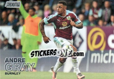 Sticker Andre Gray - Stadium Club Premier League 2016 - Topps