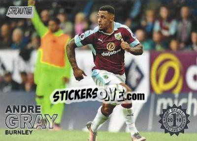 Sticker Andre Gray - Stadium Club Premier League 2016 - Topps