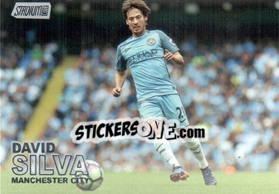 Sticker David Silva - Stadium Club Premier League 2016 n. 77 - Topps