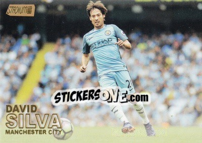 Sticker David Silva - Stadium Club Premier League 2016 - Topps