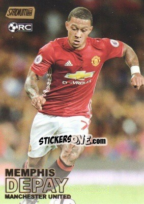 Sticker Memphis Depay - Stadium Club Premier League 2016 n. 80g - Topps