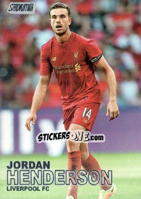 Sticker Jordan Henderson - Stadium Club Premier League 2016 - Topps