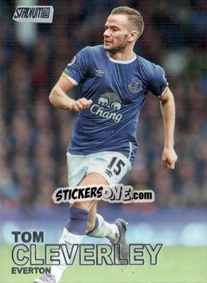 Sticker Tom Cleverley - Stadium Club Premier League 2016 n. 90 - Topps