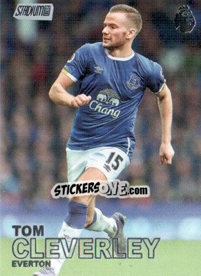 Cromo Tom Cleverley - Stadium Club Premier League 2016 n. 90l - Topps