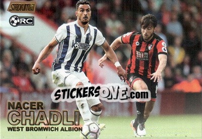 Sticker Nacer Chadli - Stadium Club Premier League 2016 - Topps