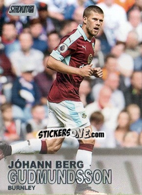 Sticker Johann Gudmundsson - Stadium Club Premier League 2016 n. 93 - Topps