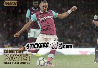 Sticker Dimitri Payet - Stadium Club Premier League 2016 n. 95g - Topps