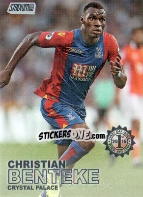 Sticker Christian Benteke - Stadium Club Premier League 2016 n. 96f - Topps