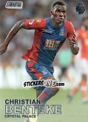 Sticker Christian Benteke - Stadium Club Premier League 2016 n. 96l - Topps