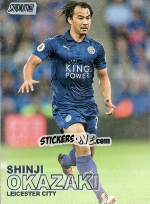 Sticker Shinji Okazaki - Stadium Club Premier League 2016 n. 97 - Topps