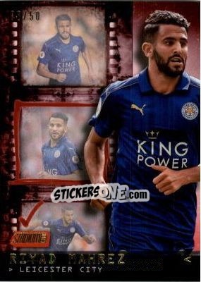 Sticker Riyad Mahrez - Stadium Club Premier League 2016 - Topps