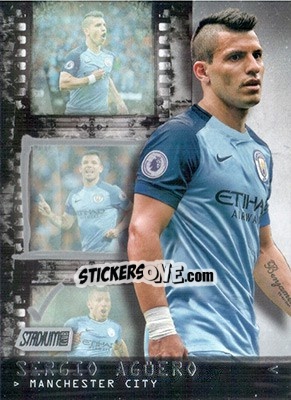 Sticker Sergio Aguero - Stadium Club Premier League 2016 - Topps