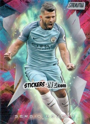 Sticker Sergio Aguero - Stadium Club Premier League 2016 n. GOAL-6 - Topps