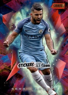 Sticker Sergio Aguero - Stadium Club Premier League 2016 - Topps