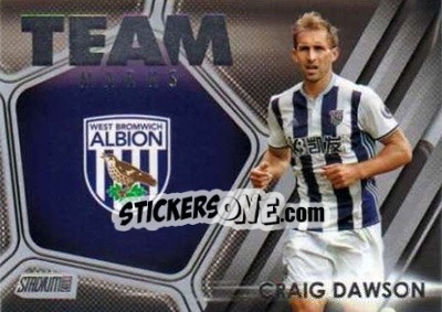 Sticker Craig Dawson - Stadium Club Premier League 2016 n. TM-3 - Topps