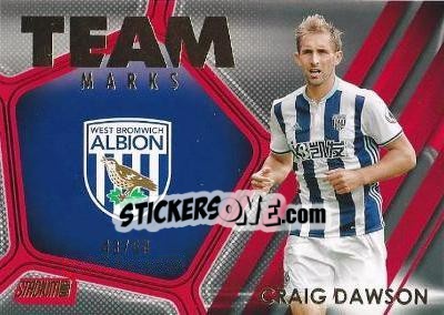 Sticker Craig Dawson - Stadium Club Premier League 2016 n. TM-3r - Topps