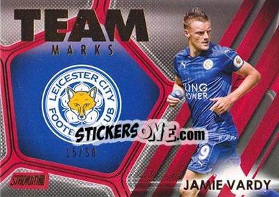 Sticker Jamie Vardy - Stadium Club Premier League 2016 n. TM-6r - Topps