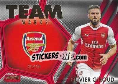 Sticker Olivier Giroud - Stadium Club Premier League 2016 n. TM-11r - Topps
