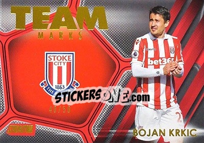 Sticker Bojan Krkic - Stadium Club Premier League 2016 n. TM-13r - Topps