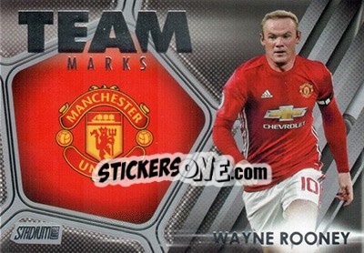 Sticker Wayne Rooney - Stadium Club Premier League 2016 - Topps