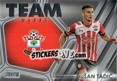 Sticker Dusan Tadic - Stadium Club Premier League 2016 - Topps