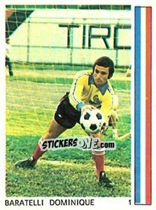 Sticker Dominique Baratelli - Football France 1977-1978 - Lèon Glowacki