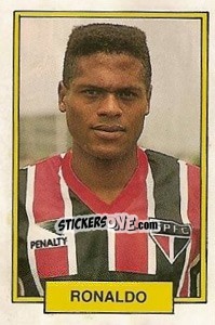 Figurina Ronaldo - Campeonato Brasileiro 1992 - Abril