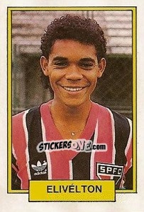 Figurina Elivelton - Campeonato Brasileiro 1992 - Abril