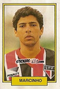 Cromo Marcinho - Campeonato Brasileiro 1992 - Abril