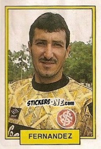 Figurina Fernandez - Campeonato Brasileiro 1992 - Abril