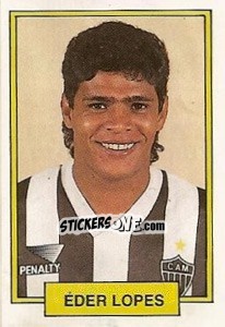 Cromo Eder lopes - Campeonato Brasileiro 1992 - Abril